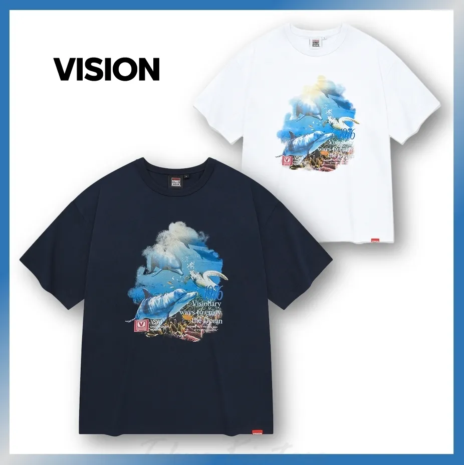 Vision Street Wear  |Unisex Street Style Logo T-Shirts