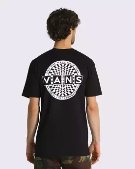 Warped Checkerboard Logo Short Sleeve Tshirt