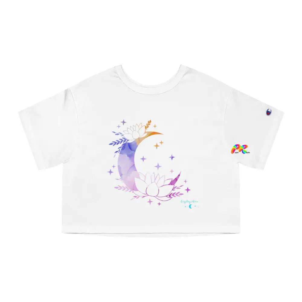 Watercolor Champion Flowy Crop Top