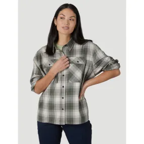 Wrangler  All Terrain Gear LS Boxy Shirt - Camicia - Donna