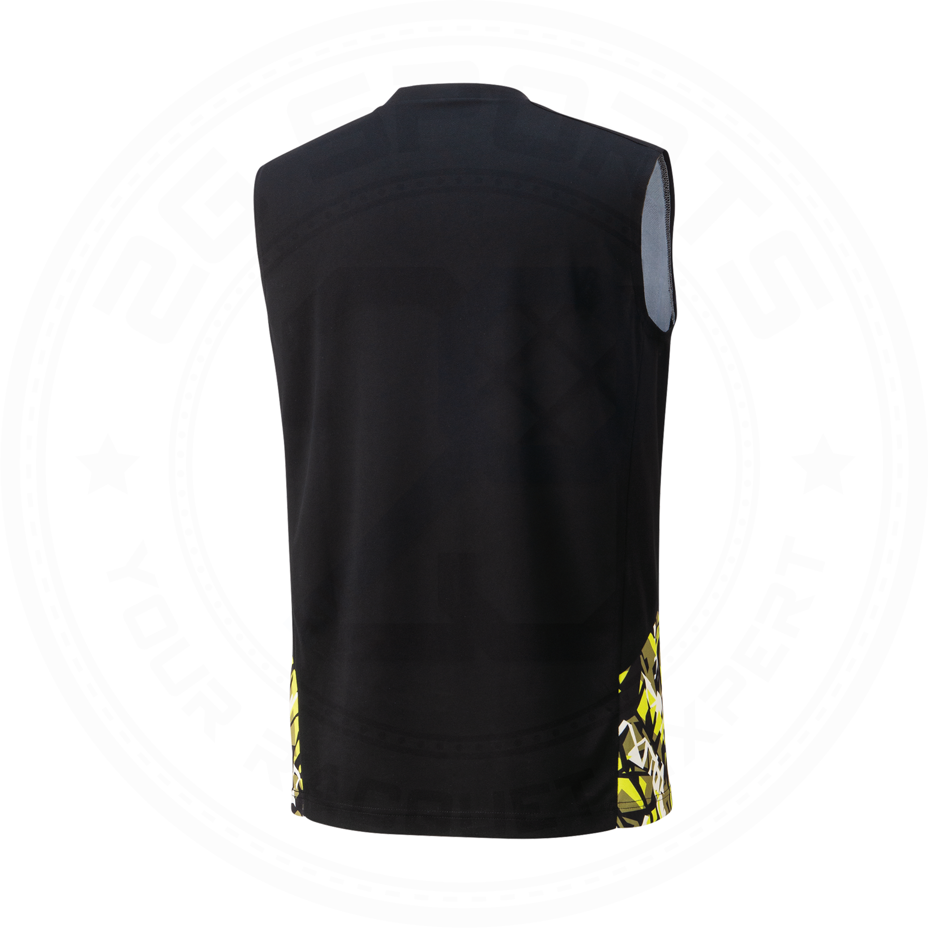 Yonex Japan National Badminton/ Sports Sleeveless Top 10552EX Black/ Yellow MEN'S