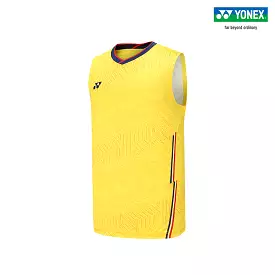 Yonex Premium Badminton/ Sports Sleeveless Top 10487 Yellow MEN'S (Clearance)